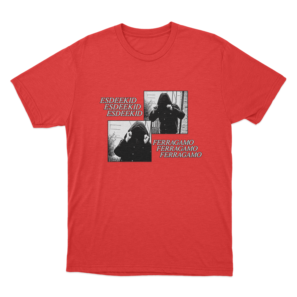 Esdeekid Ferragamo Unisex T Shirt Red Esdeekid Ferragamo Unisex T Shirt Red