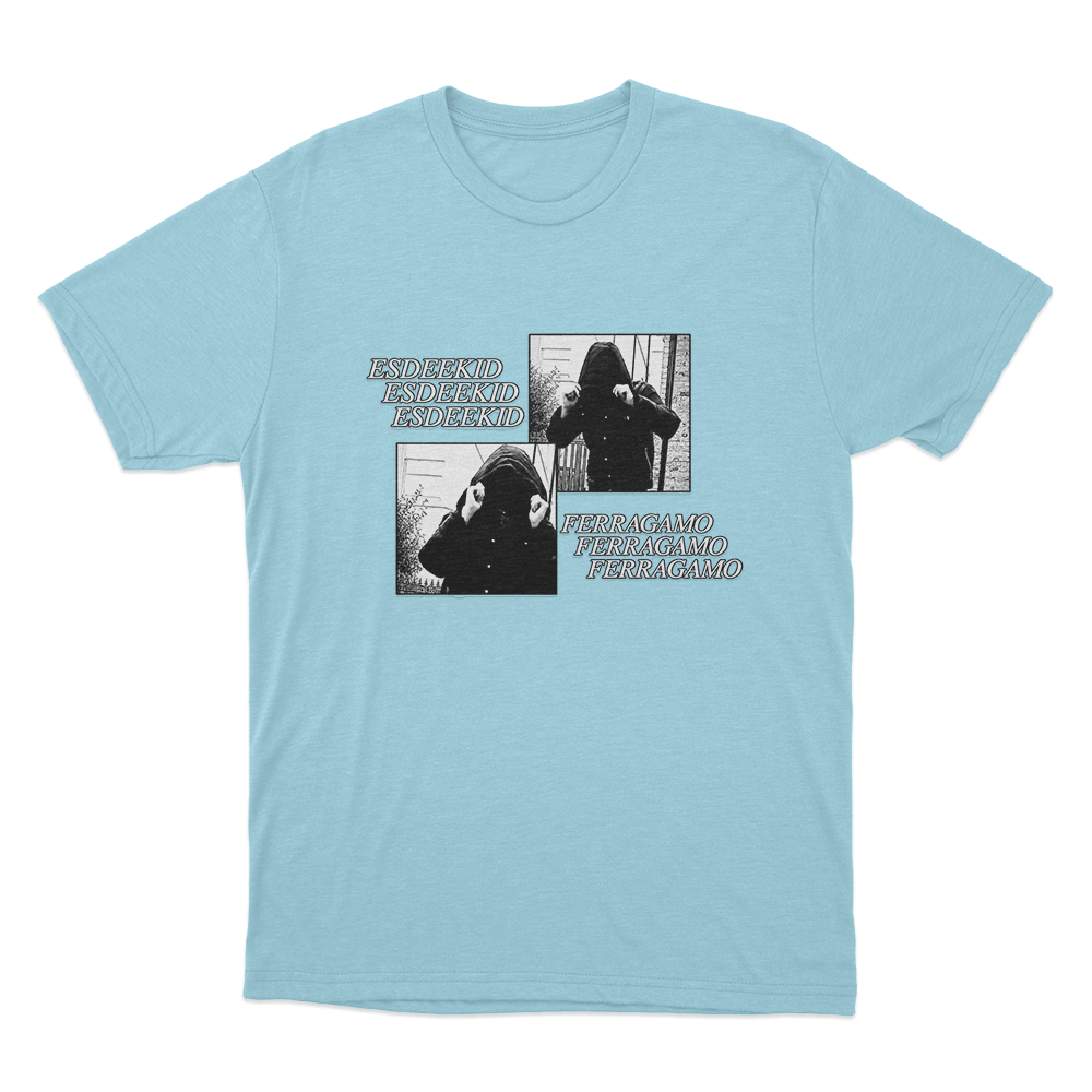 Esdeekid Ferragamo Unisex T Shirt Sky Blue Esdeekid Ferragamo Unisex T Shirt Sky Blue